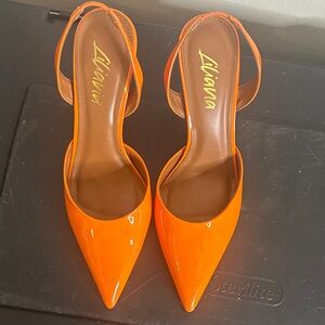 Women's Orange Heels